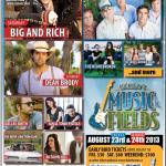 MUSIC IN THE FIELDS: BIG & RICH, BLUE RODEO+