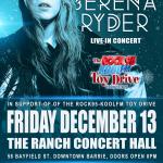SERENA RYDER Koolfm Toy Drive Concert Party!