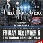 THREE DAYS GRACE Concert Party - SOLD-OUT!