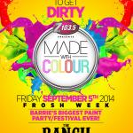 MADE WITH COLOUR Frosh PAINT PARTY!