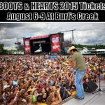 BOOTS & HEARTS Festival TICKETS @ Burl's Creek!