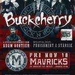 BUCKCHERRY, Adam Gontier, Punishment & Starsik Rock95 Concert Party!