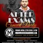 AFTER EXAMS Concert Party w/ MANKIRT AULAKH