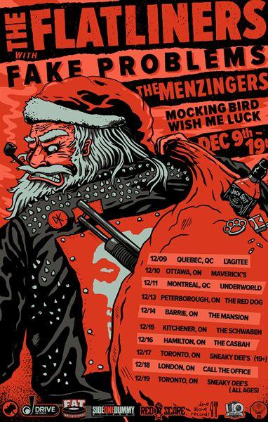FLATLINERS, Fake Problems & Menzingers