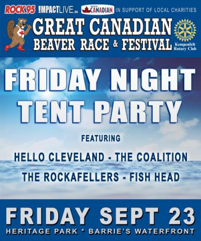 Beaver Festival Friday Night Tent Party