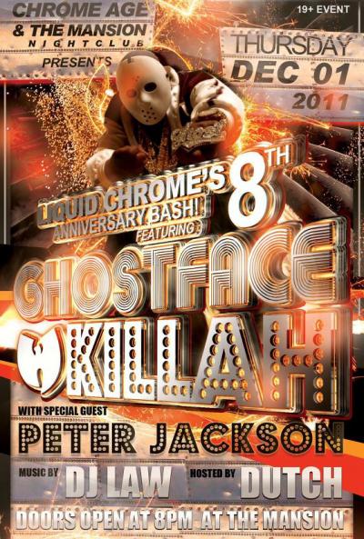 LIQUID CHROME 8 Year Anniversary Bash!