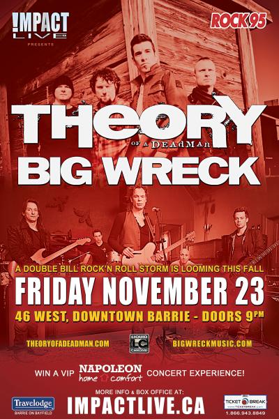 THEORY OF A DEADMAN & BIG WRECK SOLD-OUT