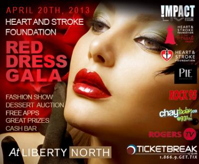 HEART & STROKE FOUNDATION RED DRESS GALA