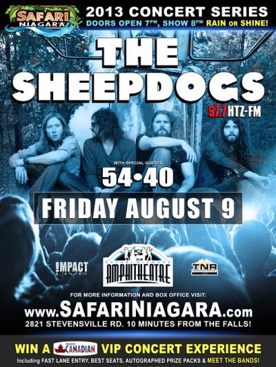 SHEEPDOGS & 5440 Live At Safarai Niagara