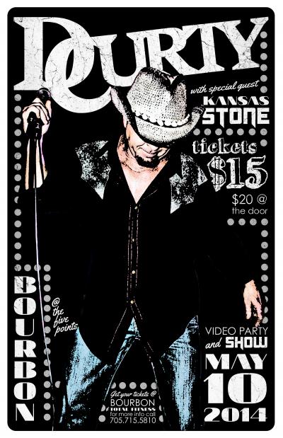 DURTY CURTY w/ Kansas Stone Concert Party!