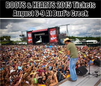 BOOTS & HEARTS Festival TICKETS @ Burl's Creek!