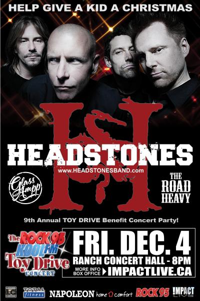 HEADSTONES Headline The Rock95 Toy Drive Concert!