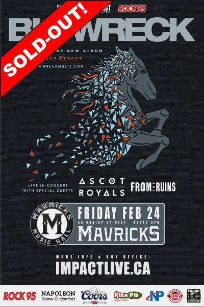 BIG WRECK Rock95 Concert Party SOLD-OUT!