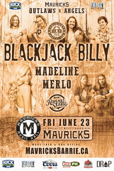 Blackjack Billy OUTLAWS & ANGELS 2017 Summer Kick-Off Concert Party!