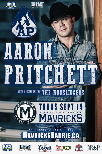 AARON PRITCHETT & The Mudslingers Concert Party!