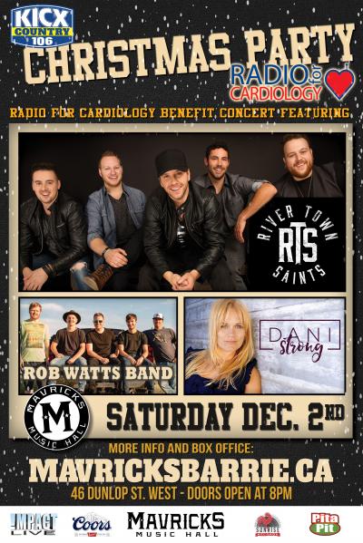 Kicx106 Radio For Cardiology Christmas Concert Party!