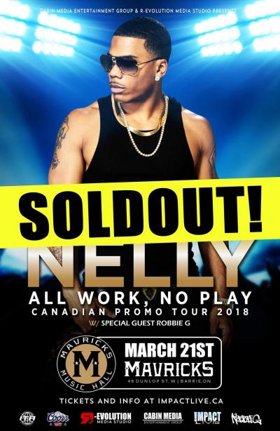 NELLY - All Work, No Play Tour 2018 - SOLD-OUT