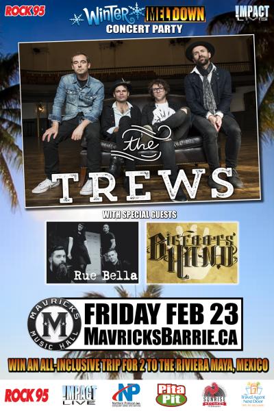 THE TREWS Winter Meltdown Concert Party!