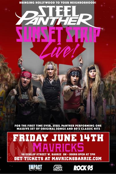 STEEL PANTHER w/ Striker Concert Party!