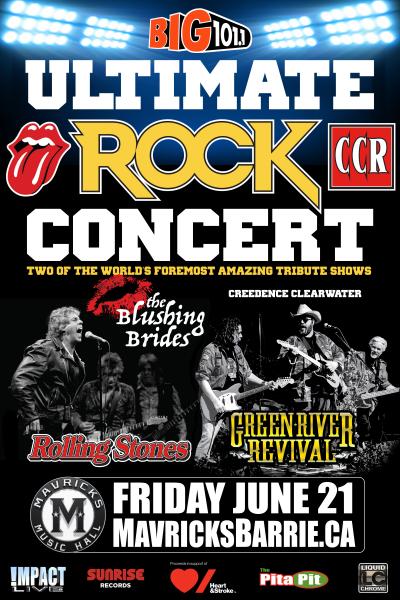BIG101's Ultimate Rock Concert w/ The Blushing Brides & Green River Revival!