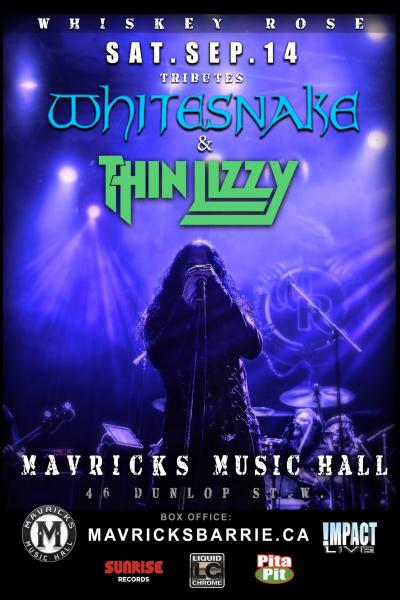 The Best Of WHITESNAKE & THIN LIZZY w/ Special Guests REBEL FEW