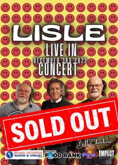 LISLE 50 Year Reunion Concert Party SOLD-OUT!
