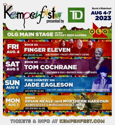 Kempenfest 2023 @ South Shore, Barrie's Waterfront